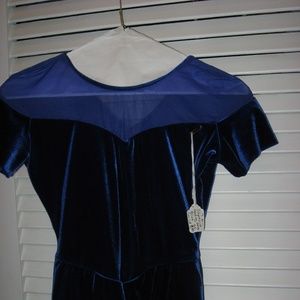 Blue Capezio Girl's Figure Skating Dress